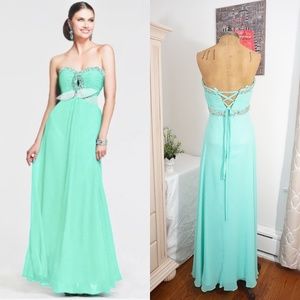 🆕FAVIANA CRYSTAL CRUSTED Strapless Sweetheat